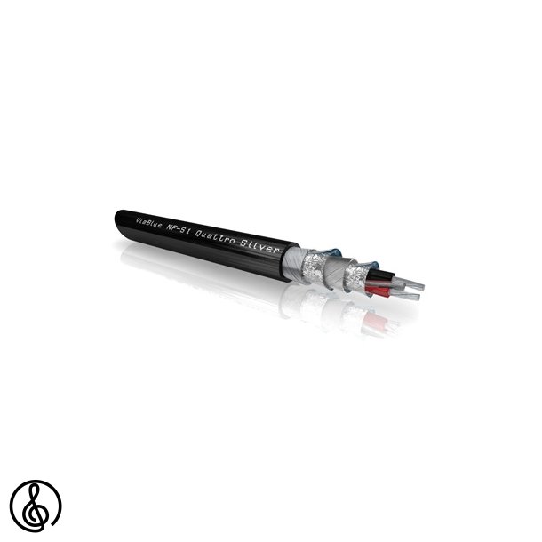 ViaBlue NF-S1 Quattro Analogue Silver RCA Mono Signalkabel
