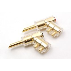 W&M Audio Vinkelbanan Stik BS-320 Guld