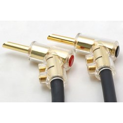 W&M Audio Vinkelbanan Stik BS-320 Guld