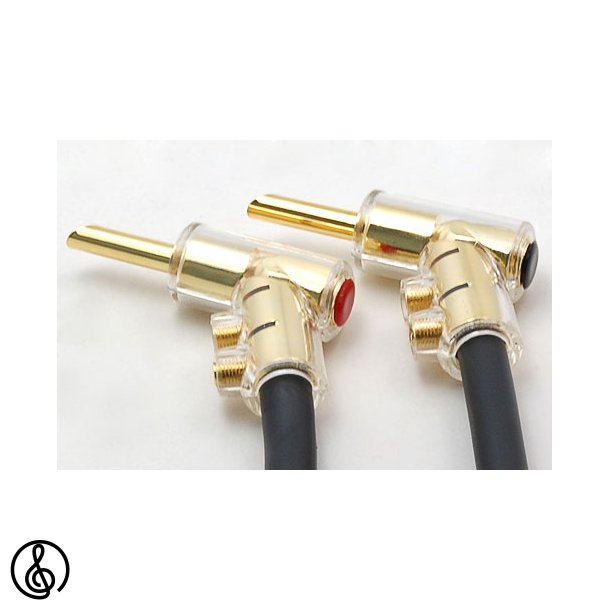 W&M Audio Vinkelbanan Stik BS-320 Guld