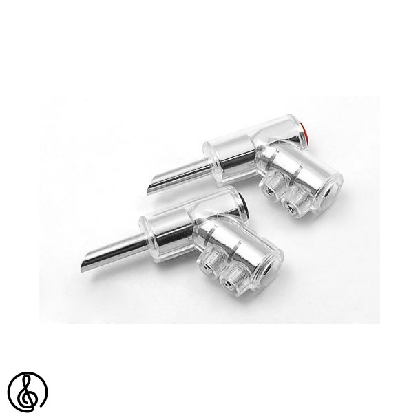 W&M Audio Vinkelbanan Stik BS-320 Rhodium